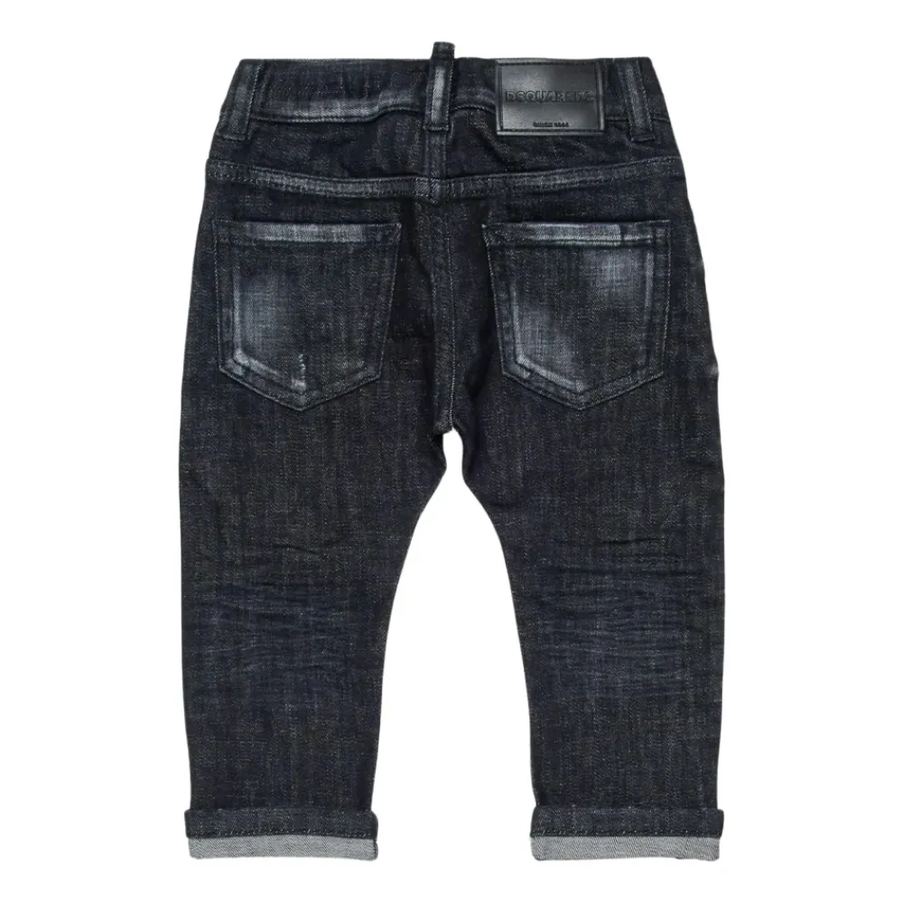 Underdele<Dsquared2 Jeans Turn-Up Sort