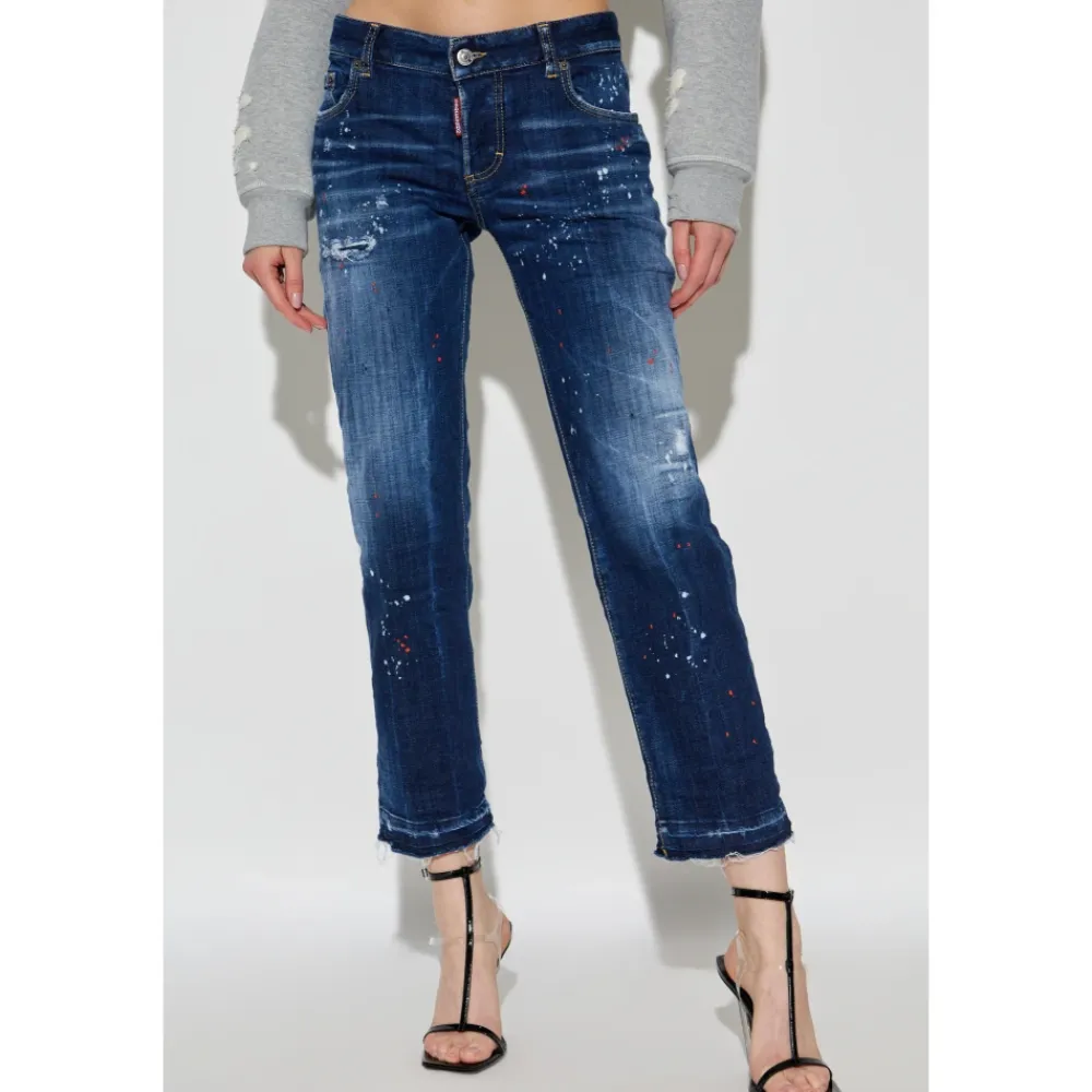 Jeans<Dsquared2 Jenna jeans Blå