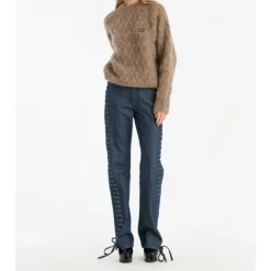 Striktrøjer & Sweatere^ROTATE Birger Christensen Jersey de punto esponjoso Beige