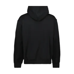 Trøjer^Dolce & Gabbana Jersey hættetrøje med mærketiket Sort