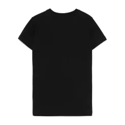 Kjoler & Nederdele<Balmain Jersey Kjole med Præget Logo Sort