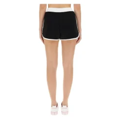 Træningsbukser & Tights<Dolce & Gabbana Jersey Shorts med Logo Broderi Sort