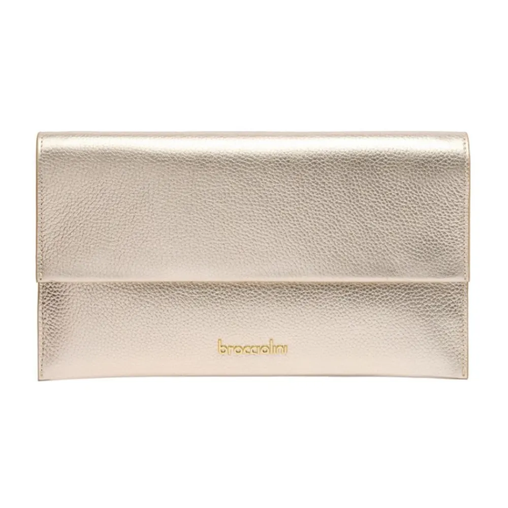 Clutch^Braccialini Jinny Læder Sachet Gul