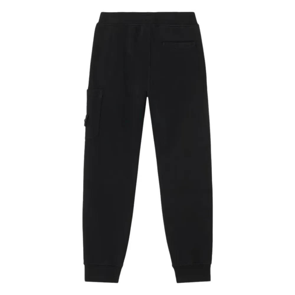Underdele<Stone Island Jogger Cargo Bukser Sort