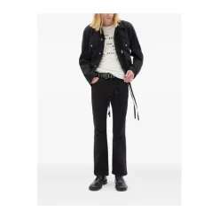Jeans<Ann Demeulemeester Jonas 5 Pocket Bootcut Jeans Sort