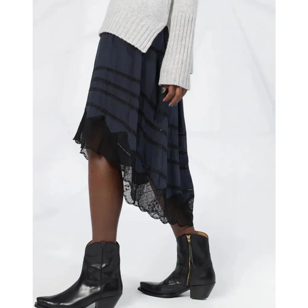 Nederdele^Zadig & Voltaire Joslin Lace Skirt Blå