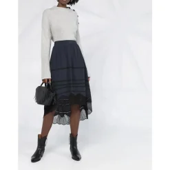 Nederdele^Zadig & Voltaire Joslin Lace Skirt Blå
