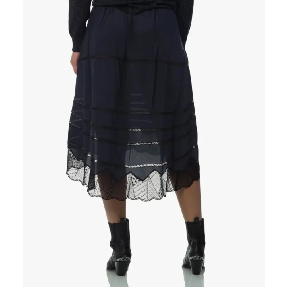 Nederdele^Zadig & Voltaire Joslin Lace Skirt Blå