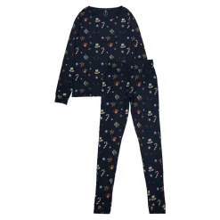 Nattøj<THE NEW Jule Natsæt Navy Blazer AOP Blå