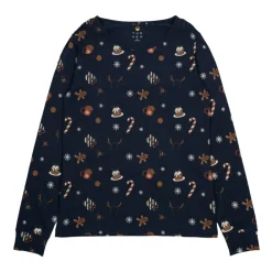 Nattøj<THE NEW Jule Natsæt Navy Blazer AOP Blå