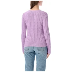 Striktrøjer & Sweatere^Ralph Lauren Julianna Cable-Knit Sweater Lilla