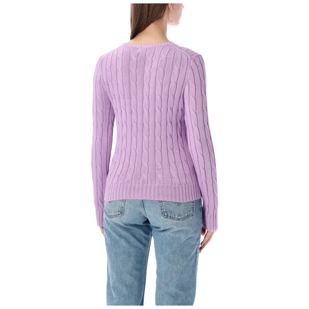Striktrøjer & Sweatere^Ralph Lauren Julianna Cable-Knit Sweater Lilla