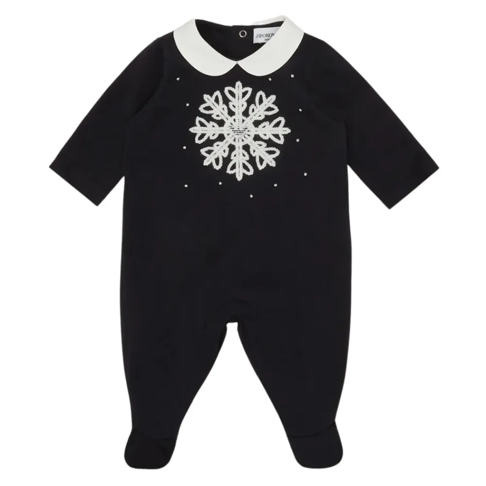 Jumpsuits^Emporio Armani Jumpsuit med logo broderi Blå