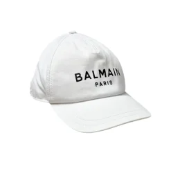 Huer & Kasketter<Balmain Justerbar baseballkasket med trykt logo Hvid