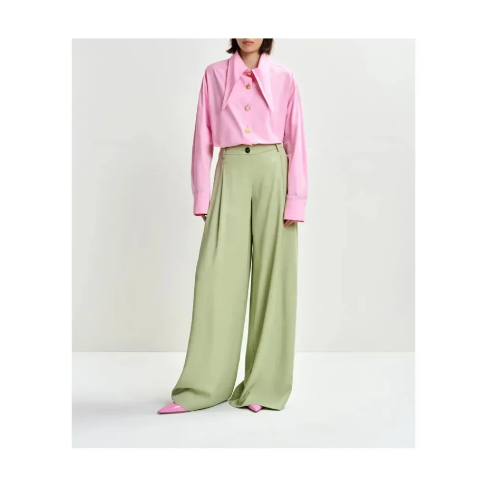 Bukser<Essentiel Antwerp JUSTICIA Trousers Grøn