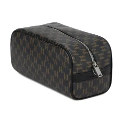 Toilettasker^Karl Lagerfeld K Monogram Kanvas Toilettaske Multifarvet