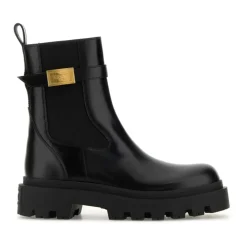 Chelsea Boots^Versace Kalvelæder Støvletter Sort