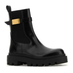 Chelsea Boots^Versace Kalvelæder Støvletter Sort