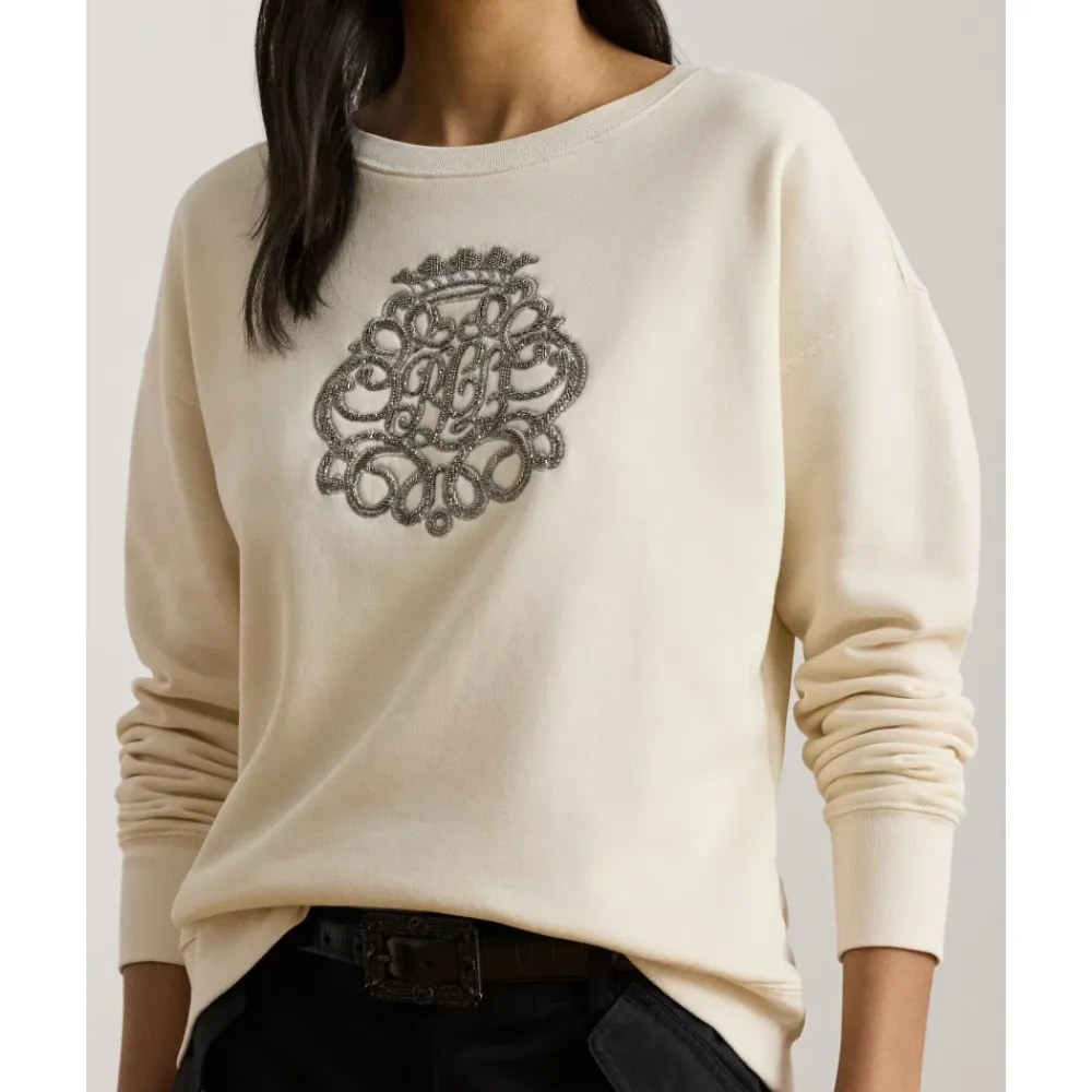 Sweatshirts^Ralph Lauren Kappy Langærmet Sweatshirt Hvid