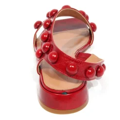 Sandaler<A. BOCCA Kardinal Sandal i Sandalstil Rød