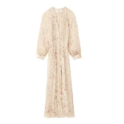 Kjoler<Ba&Sh Karla Kjole Chic Fluid Beige Gul