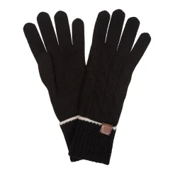 Handsker<Eleventy Kashmir Fletstrikkede Handsker Sort