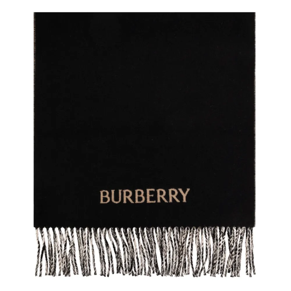 Halstørklæder Og Tørklæder|Tørklæder<Burberry Kashmir tørklæde Sort