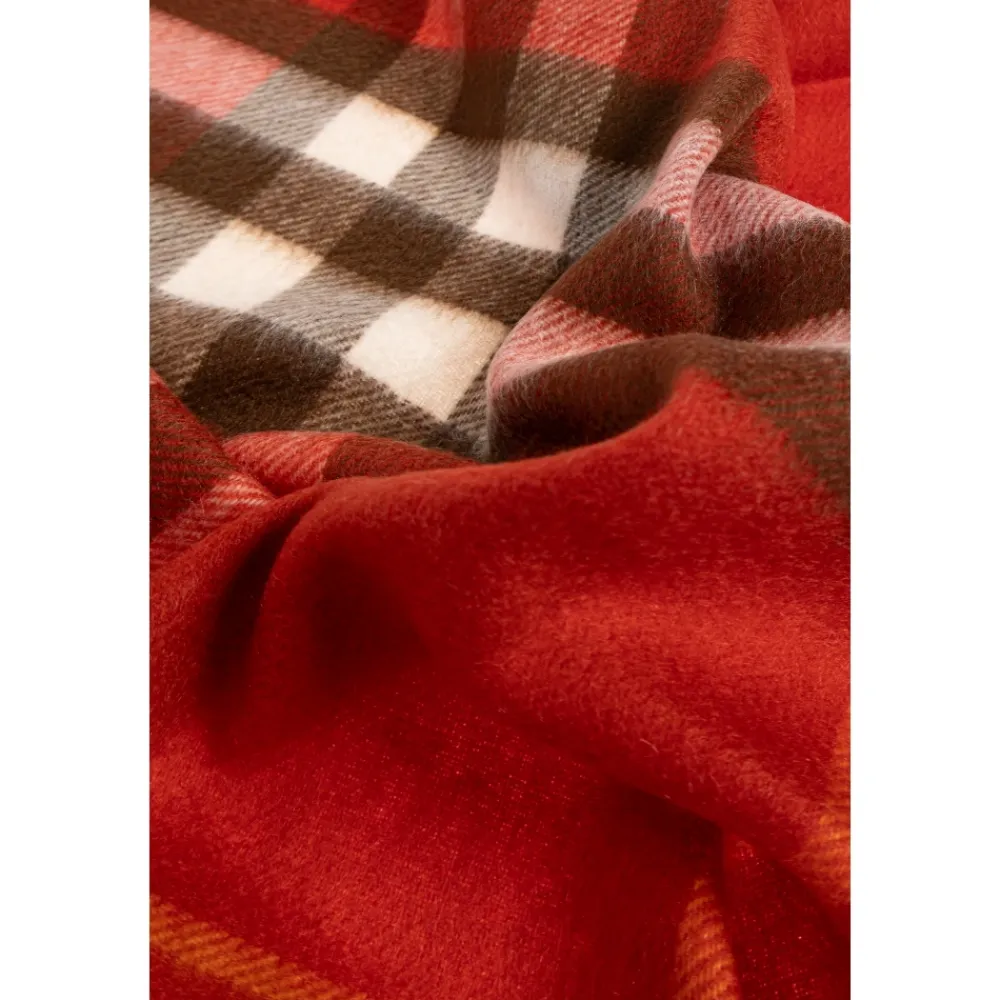 Halstørklæder Og Tørklæder|Tørklæder<Burberry Kashmir tørklæde Rød