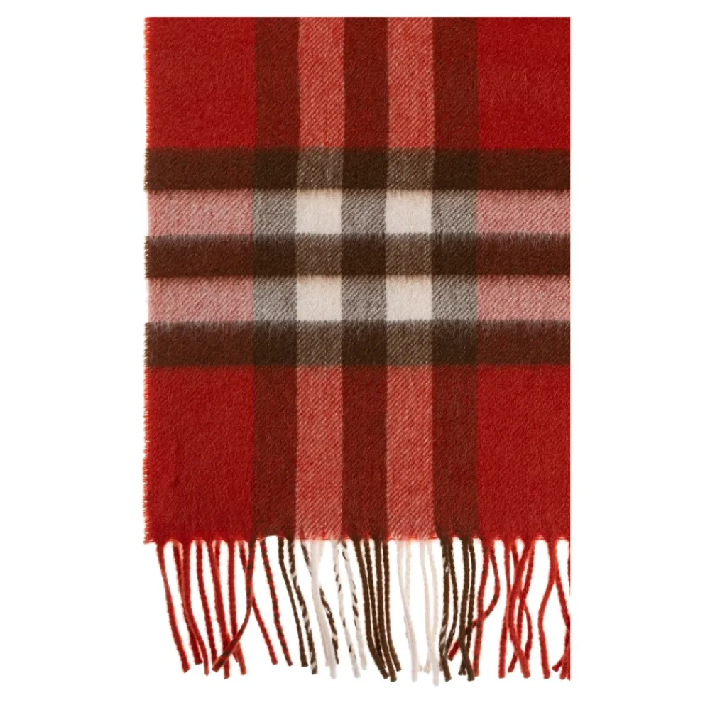 Halstørklæder Og Tørklæder|Tørklæder<Burberry Kashmir tørklæde Rød