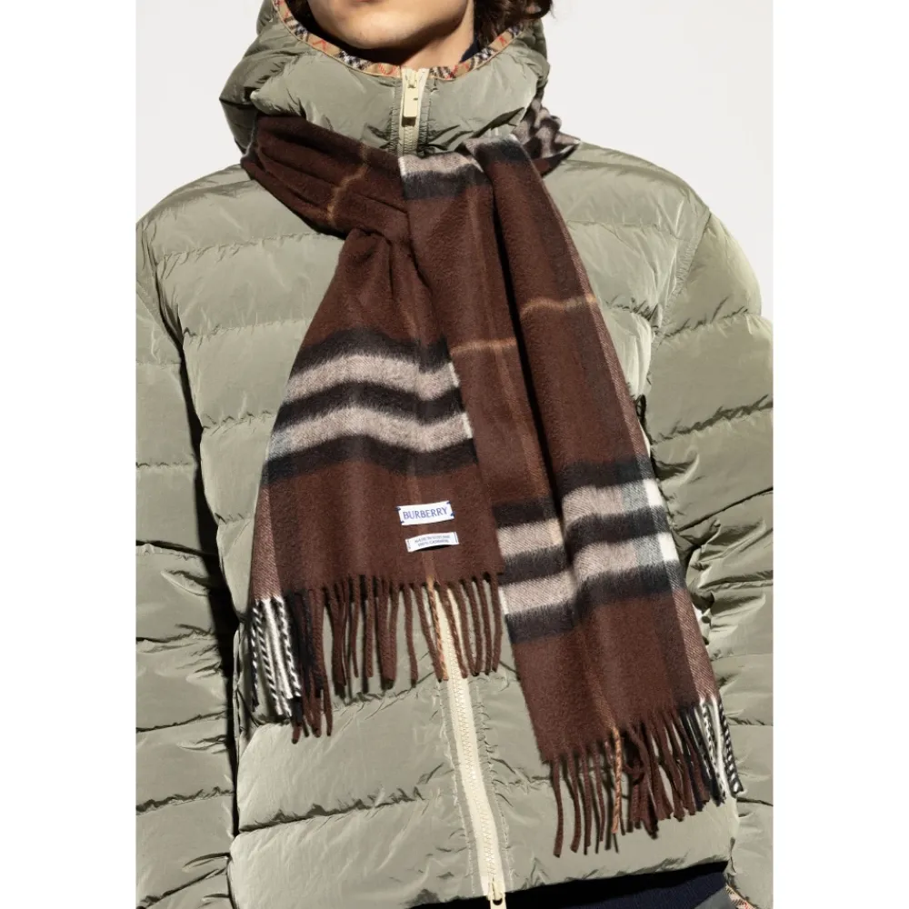 Halstørklæder Og Tørklæder|Tørklæder<Burberry Kashmir tørklæde Brun
