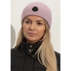 Huer & Kasketter^Moncler Kasket med logo patch Lilla