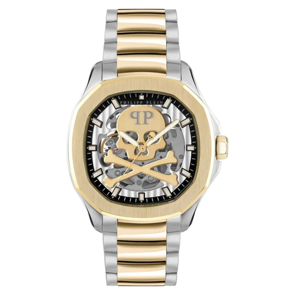 Ure^Philipp Plein $keleton $pectre Automatic Watch Multifarvet