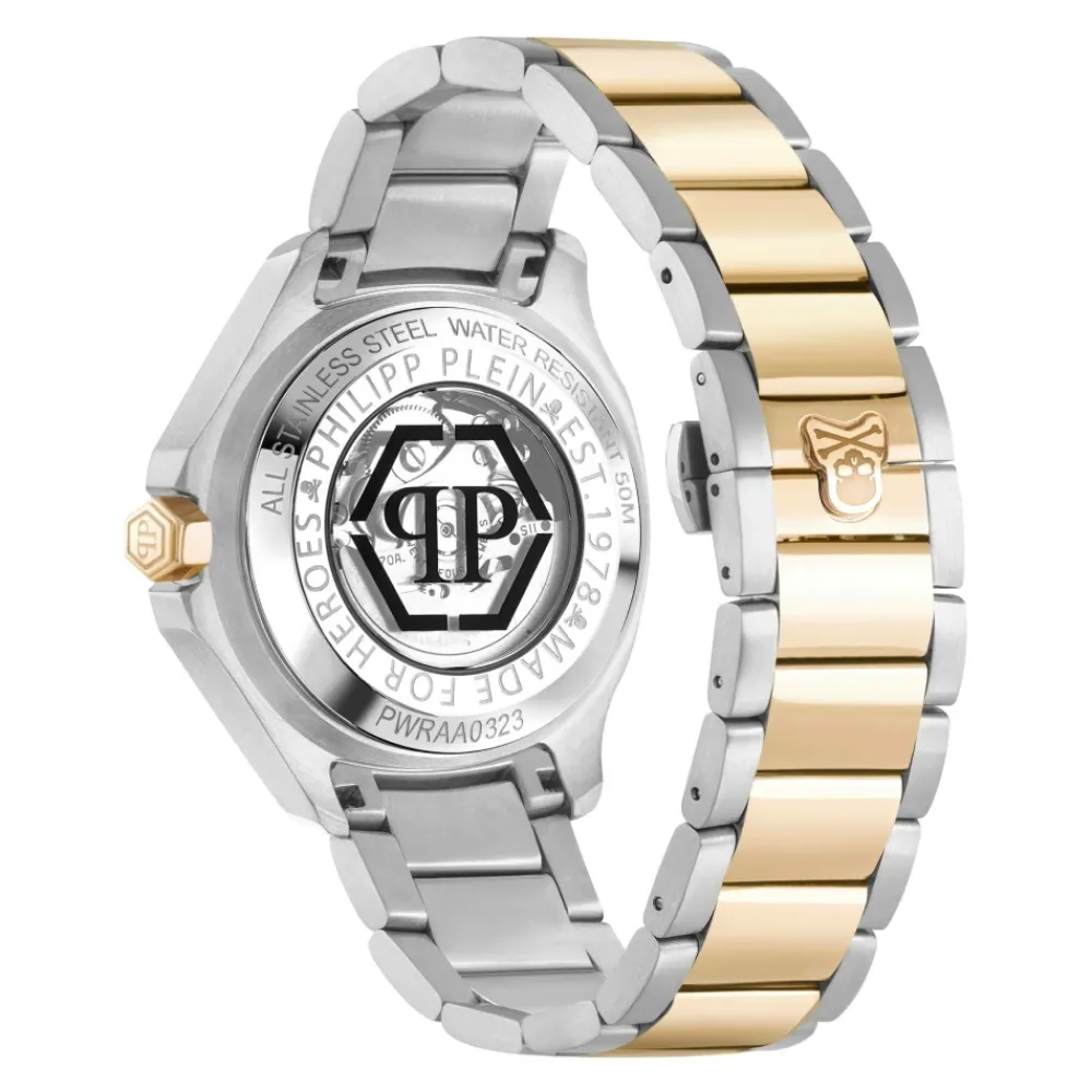 Ure^Philipp Plein $keleton $pectre Automatic Watch Multifarvet