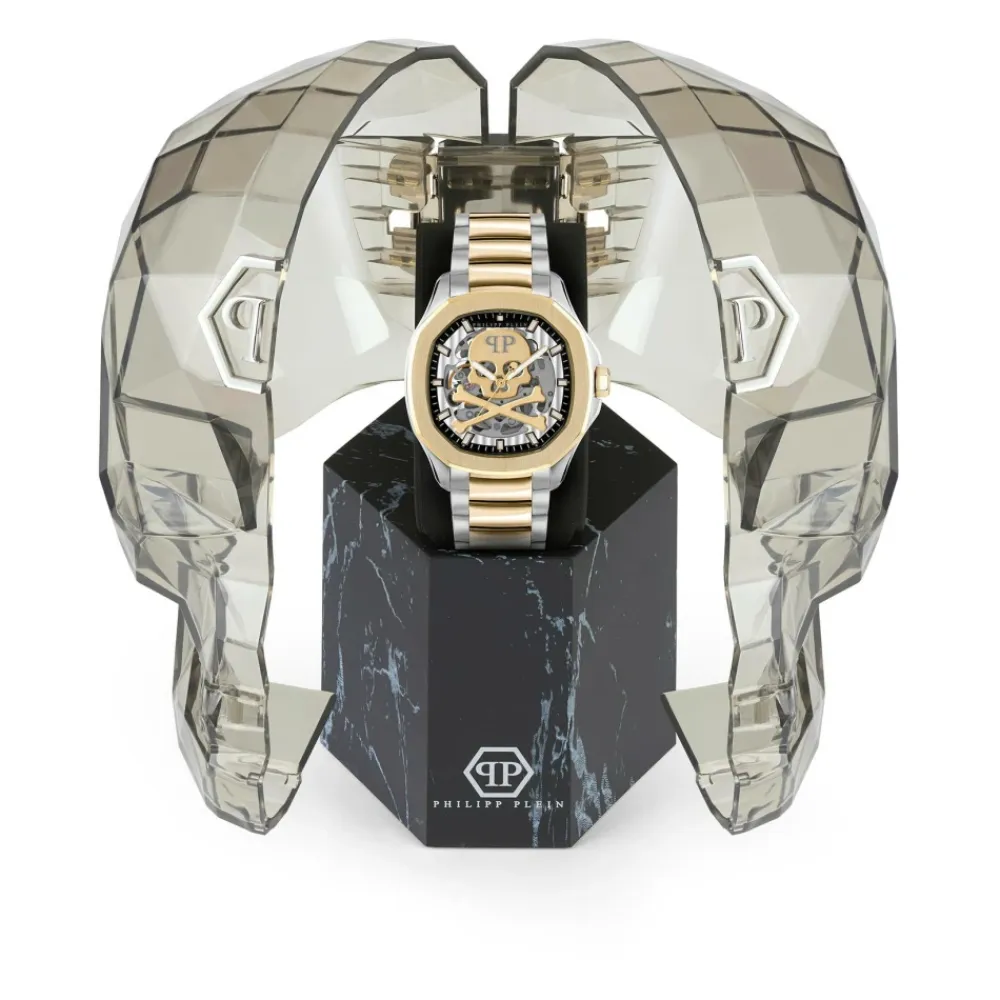 Ure^Philipp Plein $keleton $pectre Automatic Watch Multifarvet