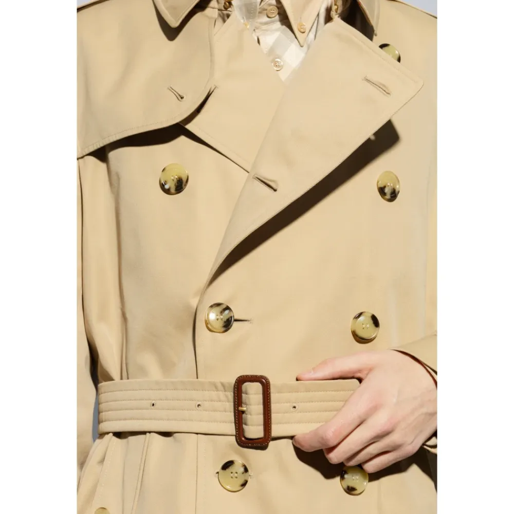 Frakker^Burberry Kensington Mid Trench Coat Beige