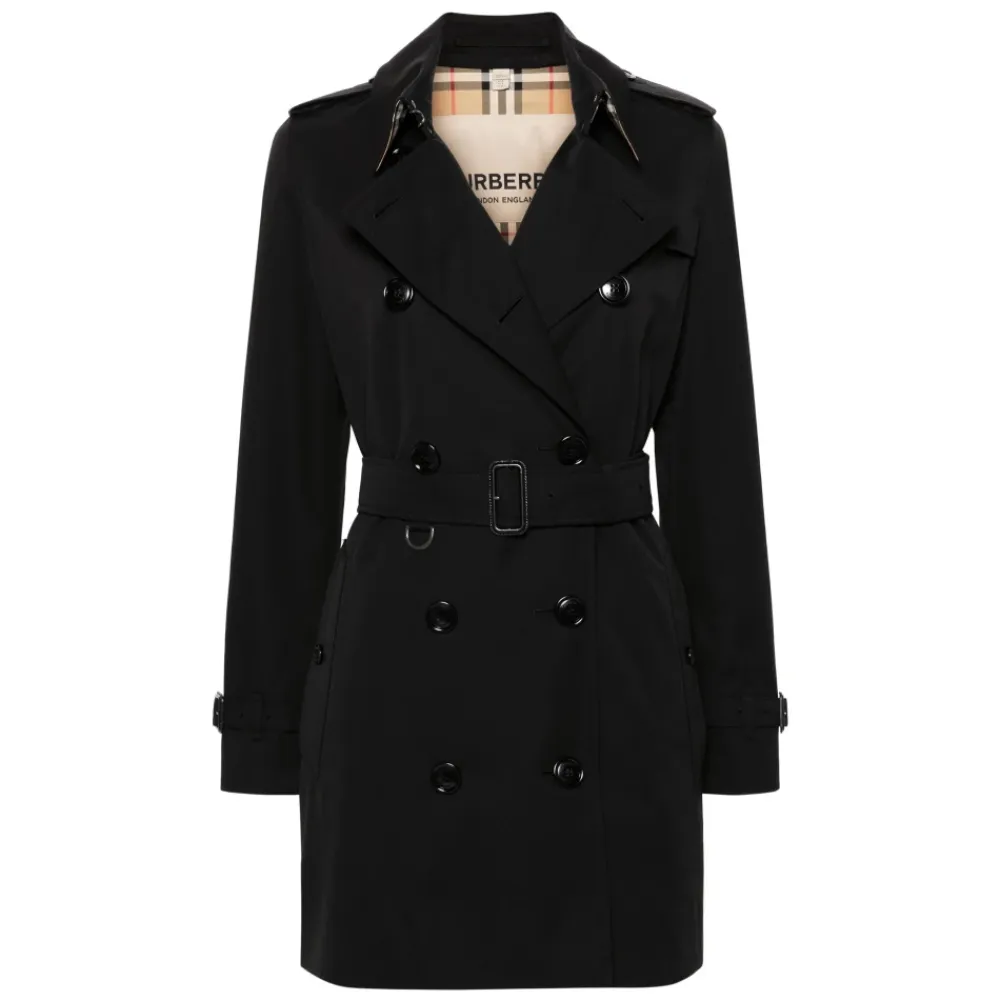 Frakker<Burberry Kensington Trenchcoat Sort