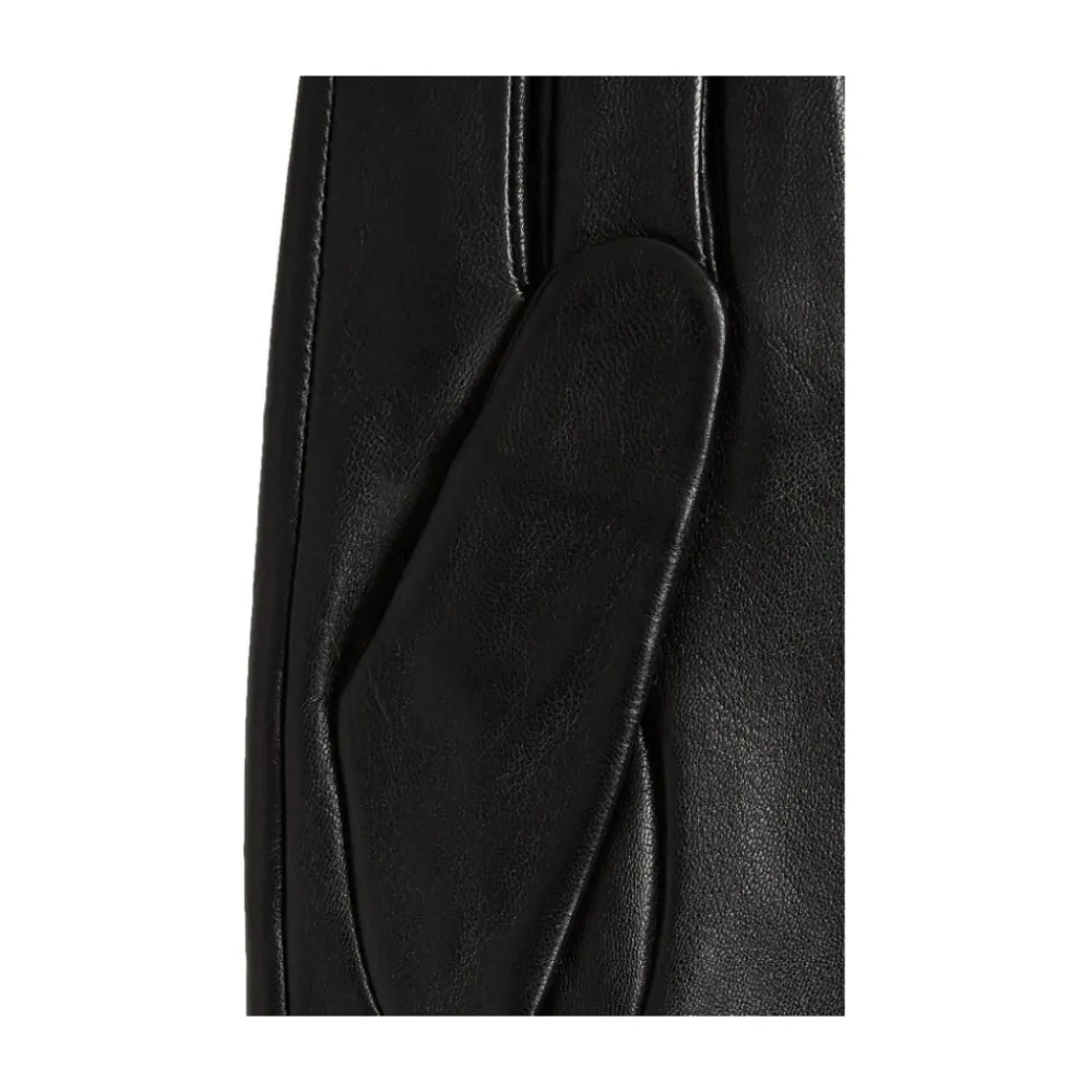 Handsker<Karl Lagerfeld K/Essential Zipped Handsker Sort