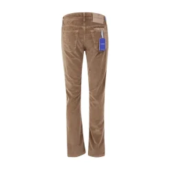 Bukser<Jacob Cohën Khaki e Slim-Fit Denim Bukser Brun