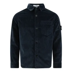 Jakker^Stone Island Kids Overshirt i trendy stil Blå