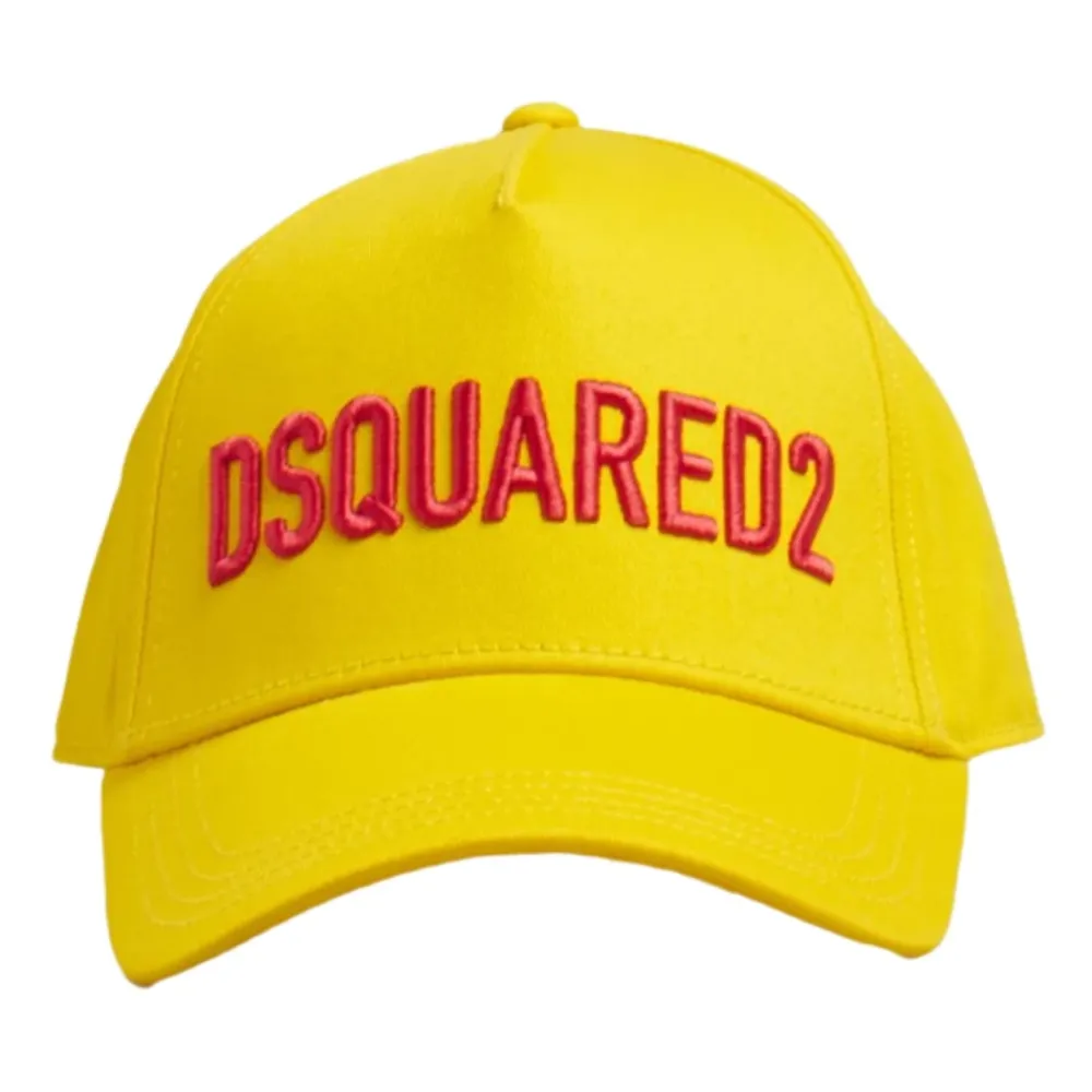 Huer & Kasketter^Dsquared2 Kids Visor Hat med Logo Gul