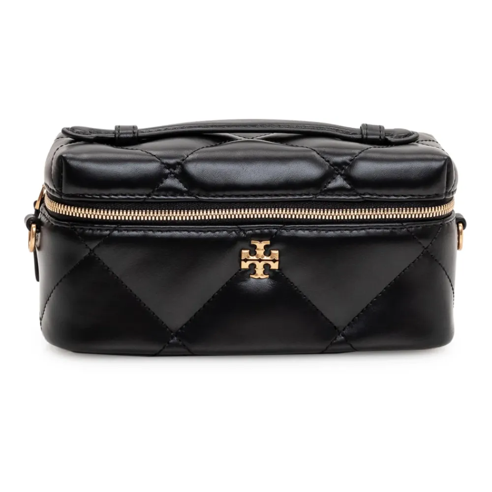 Toilettasker^Tory Burch Kira Diamond Quilt East-West Toilettaske Sort