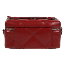 Toilettasker^Tory Burch Kira Diamond Quilt East-West Vanity Case Taske Rød