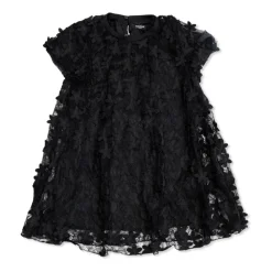 Kjoler & Nederdele<Balmain Kjole med blomsterprint Sort