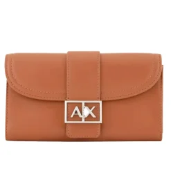 Punge & Kortholder<Armani Exchange Klassisk Pung med Tryklås Brun
