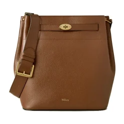 Skuldertasker<Mulberry Klassisk Bucket Taske med Postman's Lock Brun