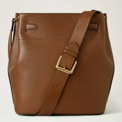 Skuldertasker<Mulberry Klassisk Bucket Taske med Postman's Lock Brun