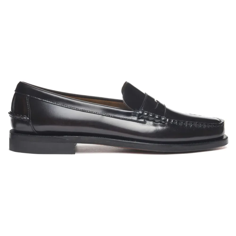 Loafers^Sebago Klassisk Dan Brown lædermokkasin Brun