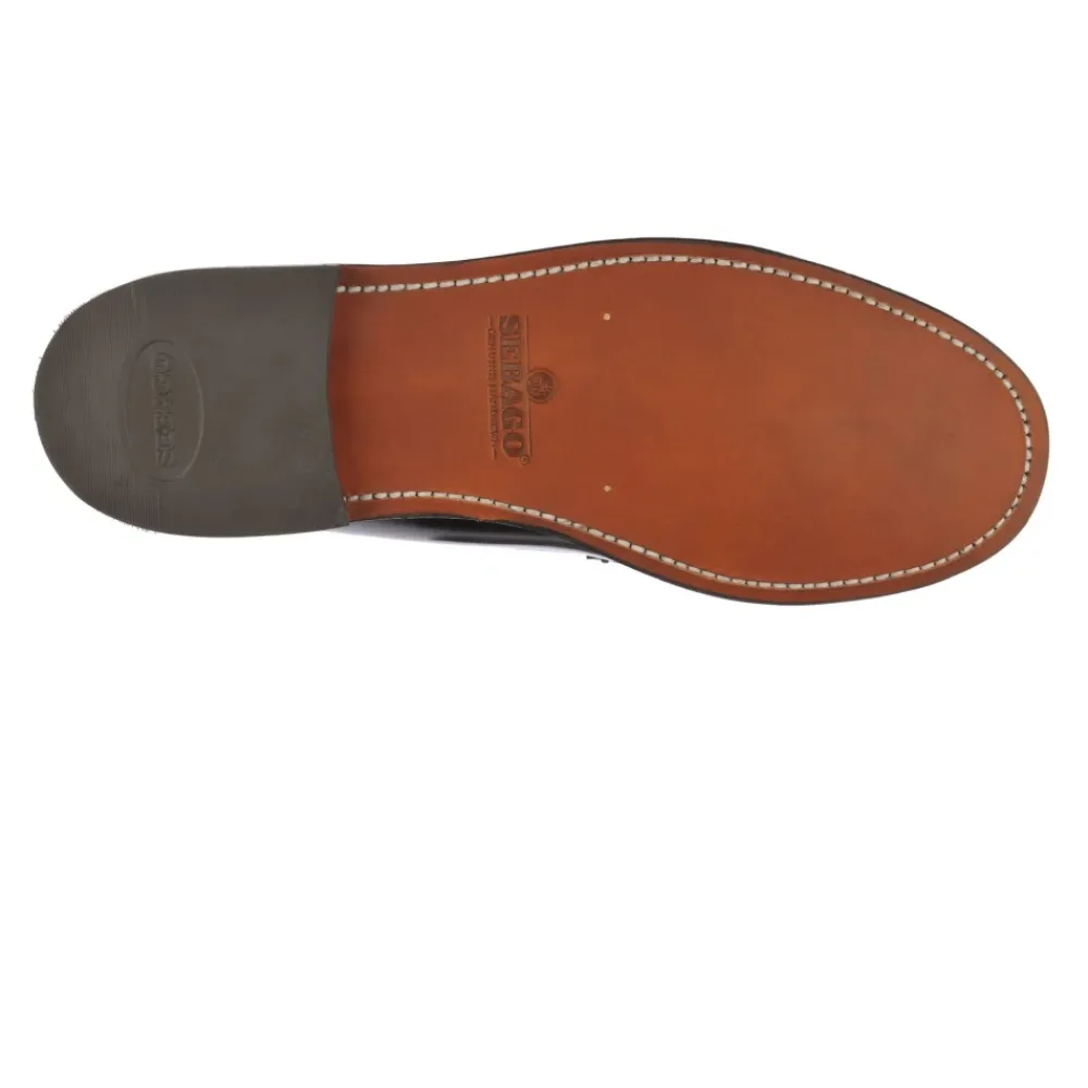Loafers^Sebago Klassisk Dan Brown lædermokkasin Brun