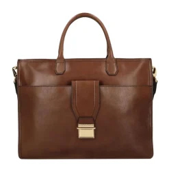 Laptop Tasker<The Bridge Klassisk Læder Messenger Taske Unisex Brun
