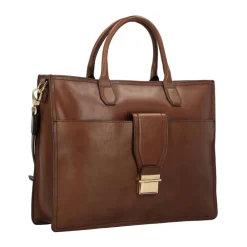 Laptop Tasker<The Bridge Klassisk Læder Messenger Taske Unisex Brun